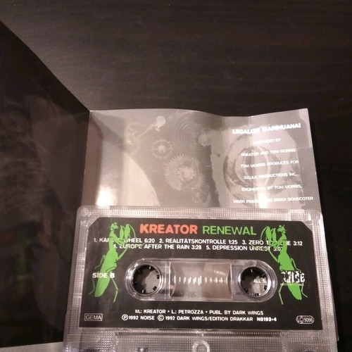 Kreator Renewal cassette tape like new, metal