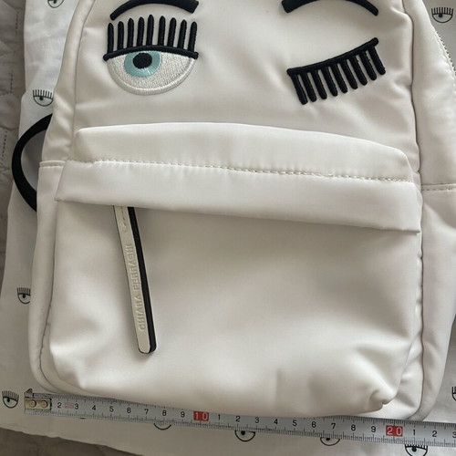 Chiara Ferragni Flirting Backpack like new, white