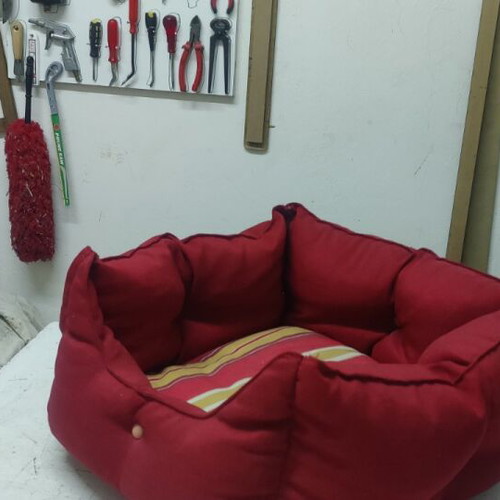 Handmade pet bed with sturdy fabric, beautiful color and design! Gift toys for pet