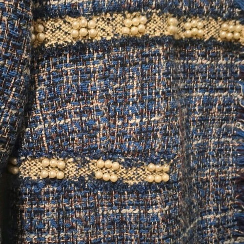 Zara Basic blue tweed jacket like new