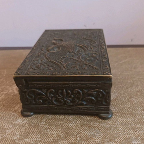 Antique Jewelry Box 1950 used, 13x9x5 cm
