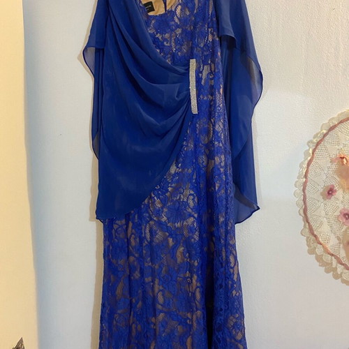 Opera House Luxury Blue Dress like new -  100,00 - Vendora.cy