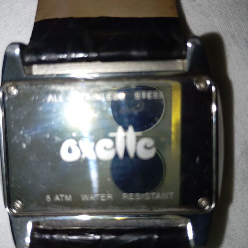 Oxette women's watch used, black and silver