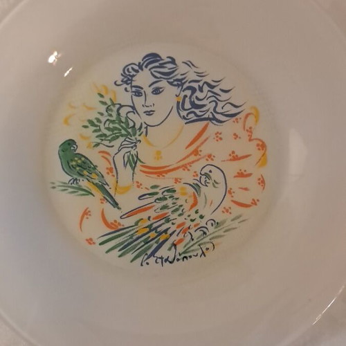 Lumidi collectible plates by Stathopoulos new, set of 4