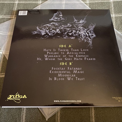 Thou Art Lord Apollyon Black Metal LP
