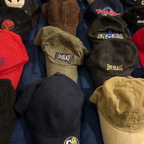 Jockey hats used, athletic casual beach style with adjustable strap