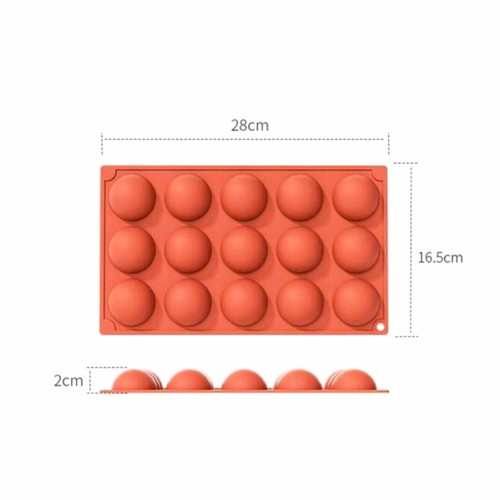 3D mold for chocolate products new, silicone spheres