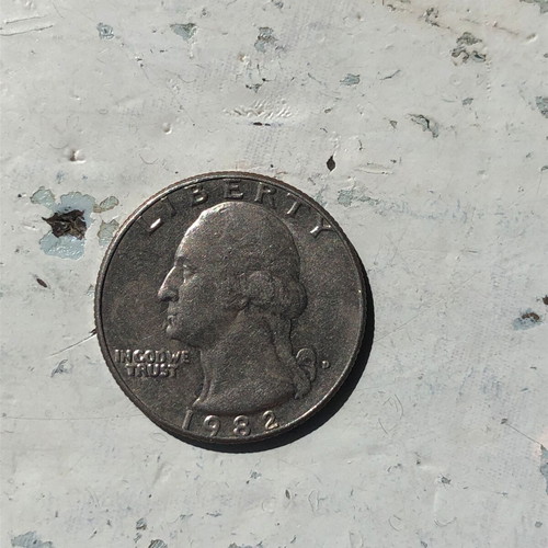USA Quarter Dollar 1982 Coin used