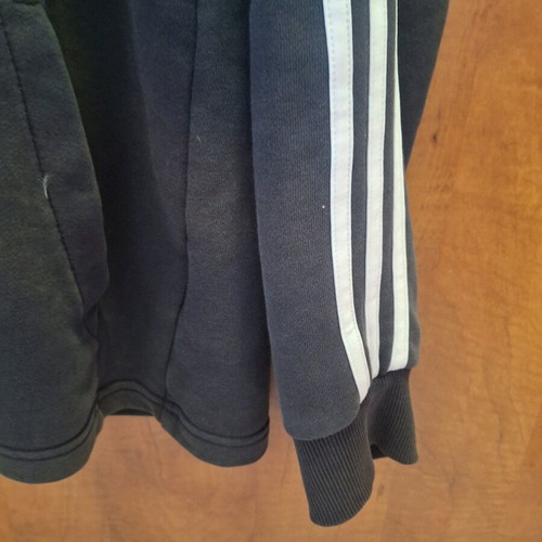 Adidas kids jacket used, black, size 152 cm