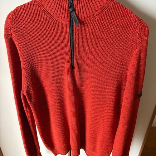 Camel Active sweater L orange, new, 100% cotton