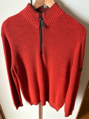 Camel Active sweater L orange, new, 100% cotton