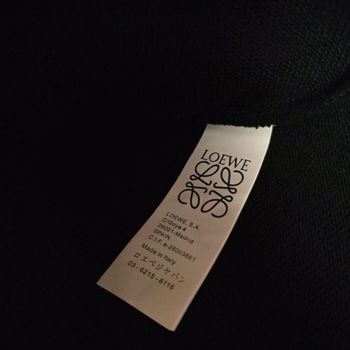 Loewe sweatshirt new xl black with embroidery