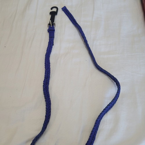 H&M belt, electric blue, 105 cm