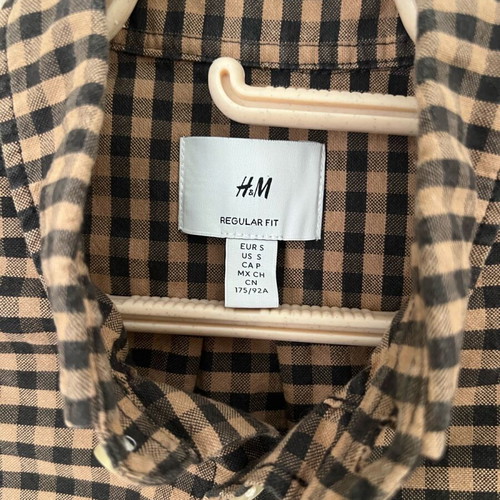 H&M Men’s Shirt Like New, Size S, Black and Brown