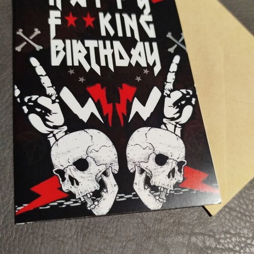 Birthday card Happy f⭐⭐king birthday! new with envelope