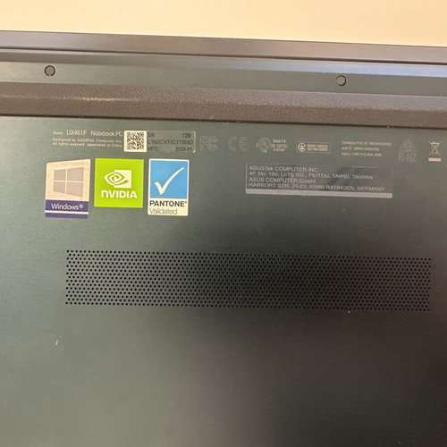 Asus ZenBook UX481 i7-10510U 16GB RAM 8GB VRAM 128GB SSD like new