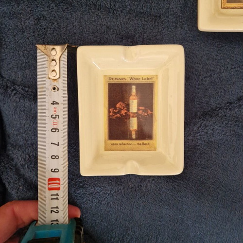 Dewars ashtray set used