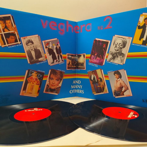 Veghera 2 double vinyl LP like new, 1984 Italo-Disco compilation