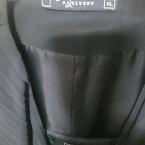 Raxevsky women's black set like new with skirt, jacket and top
