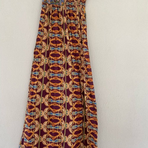 Caramella long dress like new, brown shades, size M