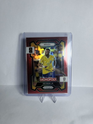2026 Panini Prizm Monopoly FIFA World Cup Neymar Jr κόκκινη SSP κάρτα #15 Βραζιλία