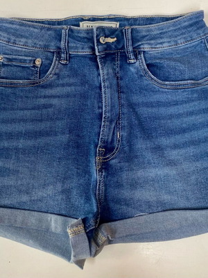Denim Pinkie Woman's Short Jeans used, size XS, blue