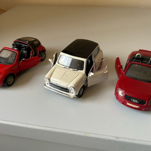Toy cars 1/43 used, metal, pack