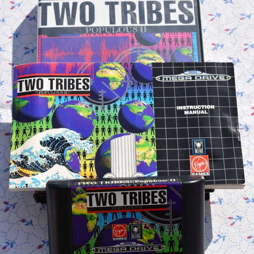 Two Tribes: Populous II Sega Mega Drive game like new