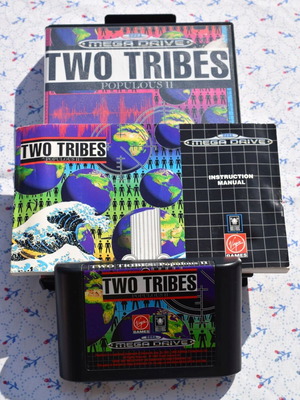 Two Tribes: Populous II Sega Mega Drive game like new