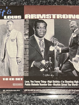 Louis Armstrong It's Louis Armstrong CD set like new, jazz