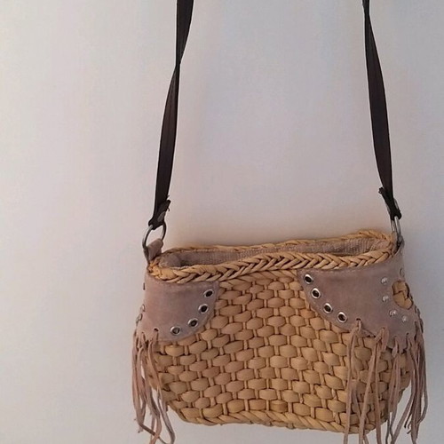 Straw bag like new