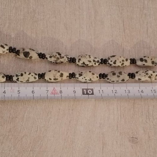 Dalmatian Jasper Handmade Necklace like new, natural stones