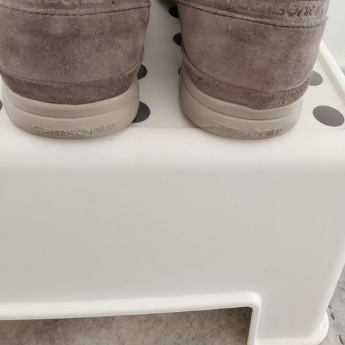 Samsonite Suede Casual Shoes Size 41 Like New Gray Brown