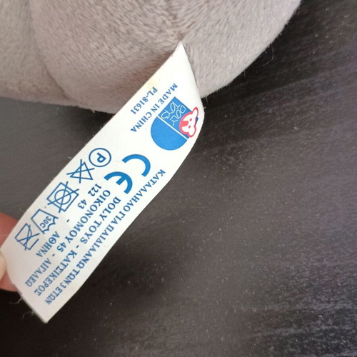 Plush keychain gray, like new