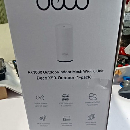 TP-Link Deco X50-Outdoor AX3000 Wi-Fi 6 mesh system 1 pack
