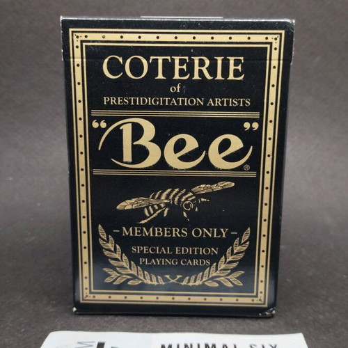 Coterie Bee playing cards like new, collectible special edition