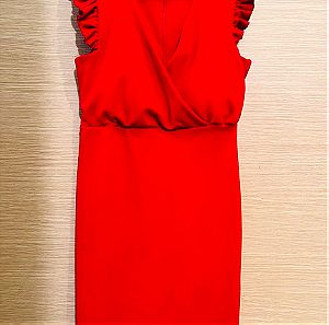 formal red summer dress (XS)