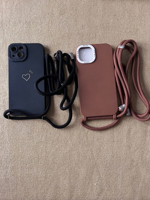 Θήκες iPhone Crossbody μεταχειρισμένες με κορδόνι, Silicon Matte iPhone13