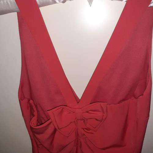 Lynne summer backless dress like new, size S, red