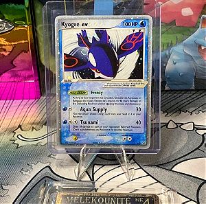 Pokemon card Kyogre ex holographic!