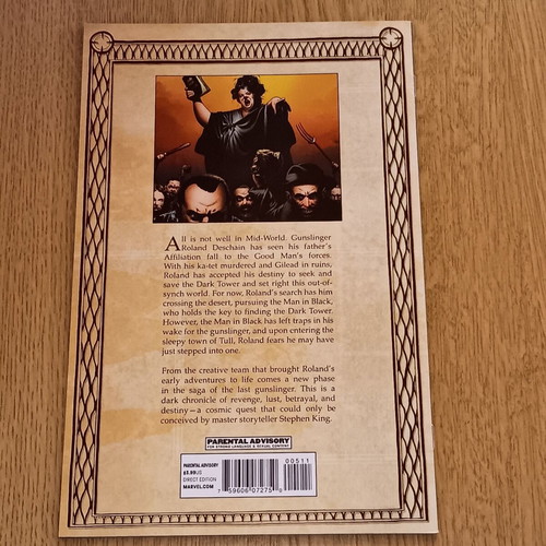 Dark Tower The Gunslinger Battle of Tull #5 like new