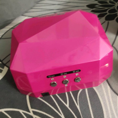 Nail lamp set with semi-permanent and gel like new