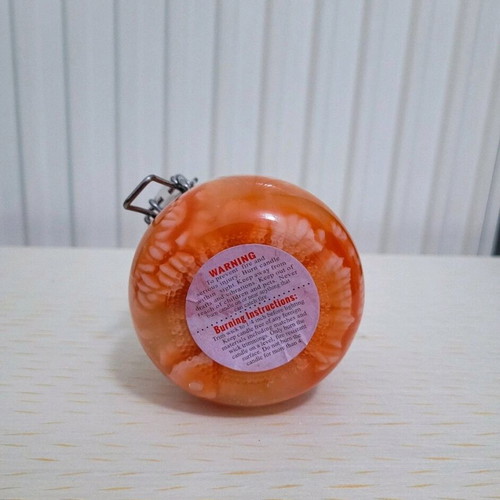 Marmalade candle like new, 150gr soy and gel with orange scent