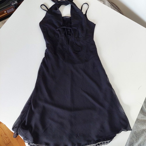 Elisa Landri vintage midi summer dress polka dots small