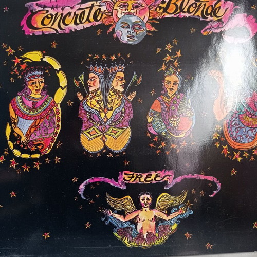 Concrete Blonde Free vinyl LP album 1989 near mint condition