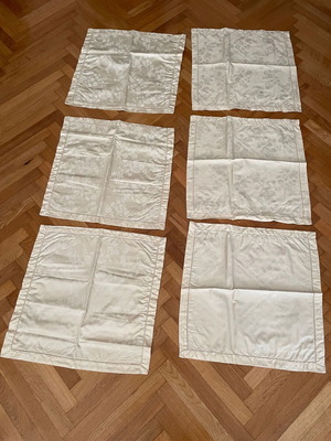 Alfa tablecloth with 12 cotton napkins set, new