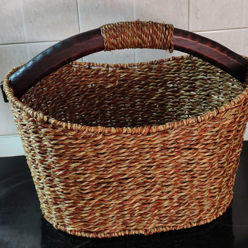 Wicker basket like new for decoration