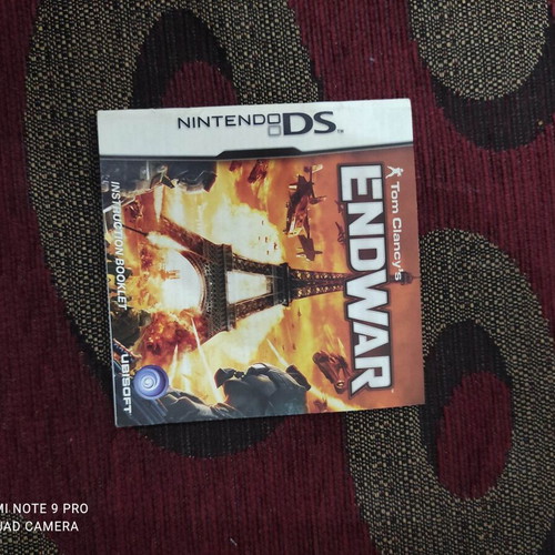 Tom Clancy's Endwar Nintendo DS used with manual and cover