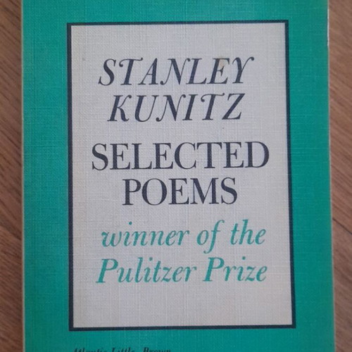 Stanley Kunitz Selected Poems book used