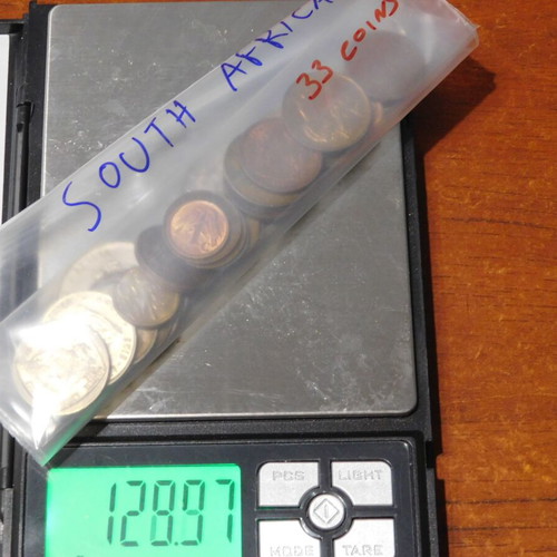 South Africa coins used, collection of 33 pieces